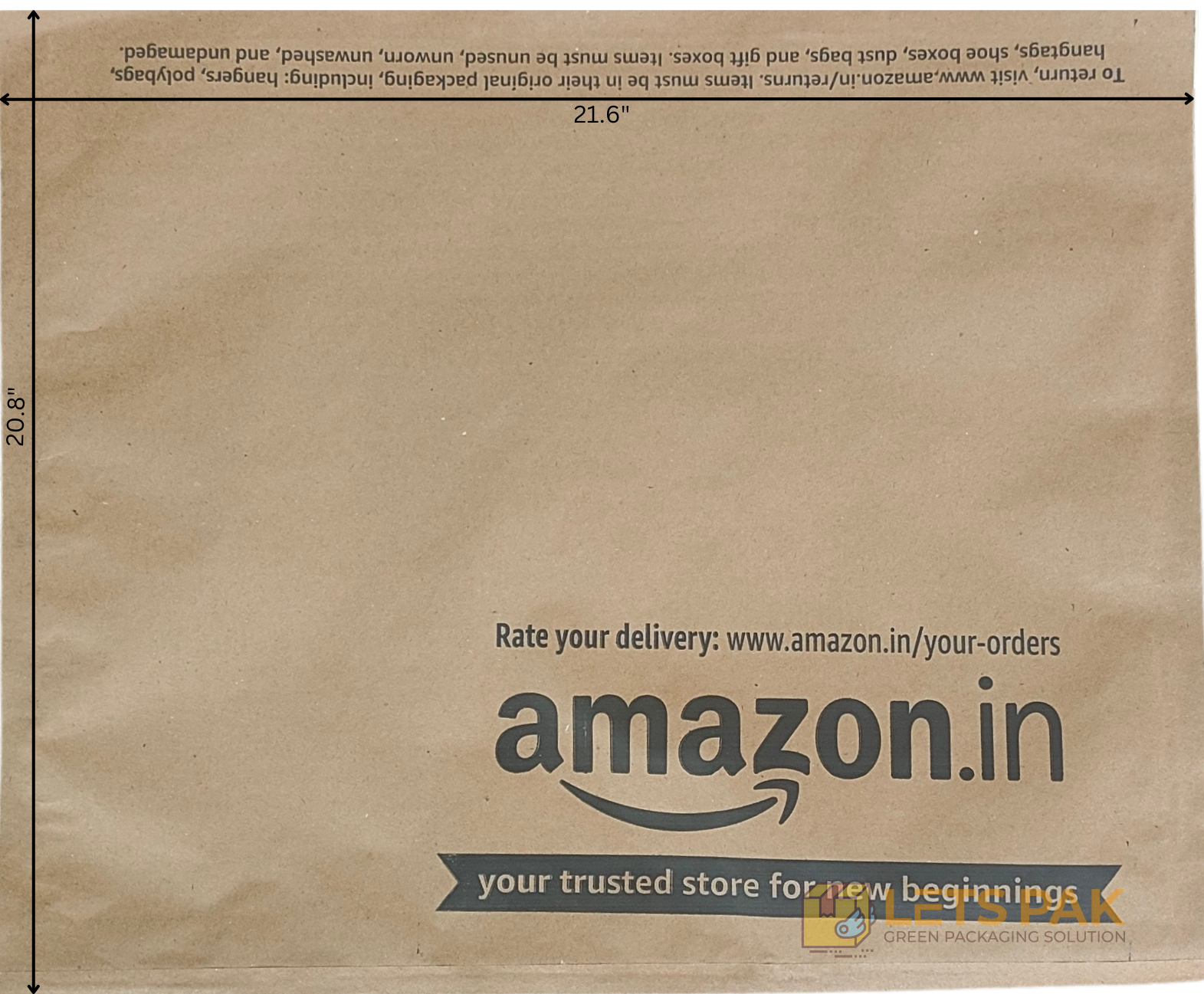 Amazon.com: International Paper bags 4#kraftbag Brown Paper Bag, 10